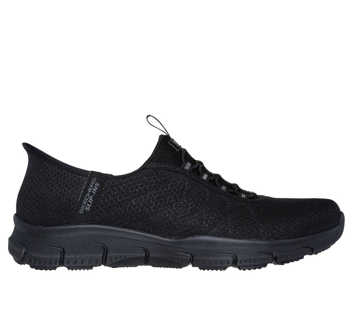 Skechers Slip-ins: Brilliance - Night Shift en Negro, talla 41, Vegan