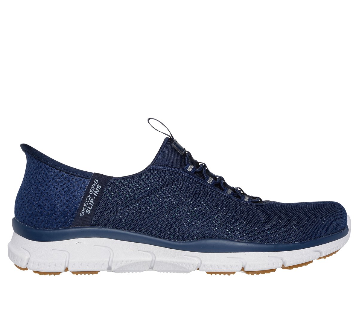 Skechers Slip-ins: Brilliance - Night Shift en Navy, talla 36.5, Vegan