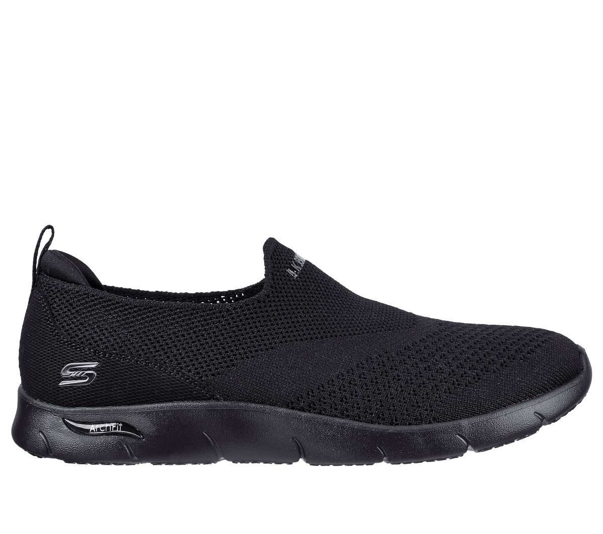 Skechers Donna Arch Fit Refine - Don't Go Shoes In Nero, Taglia 36.5, Vegan