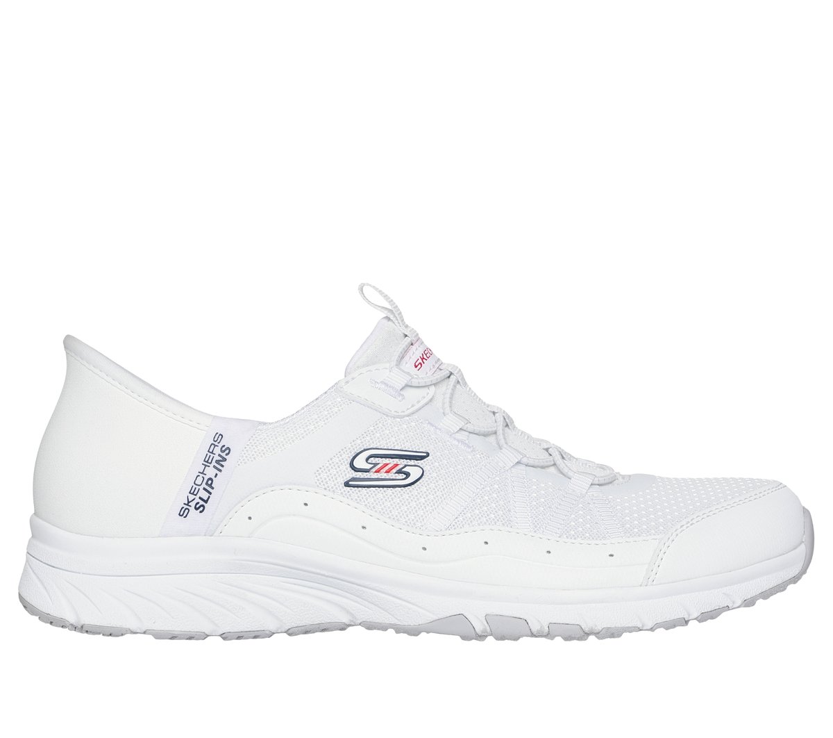Skechers Slip-ins: Gratis Sport - Leisurely en Blanco/Navy, talla 36