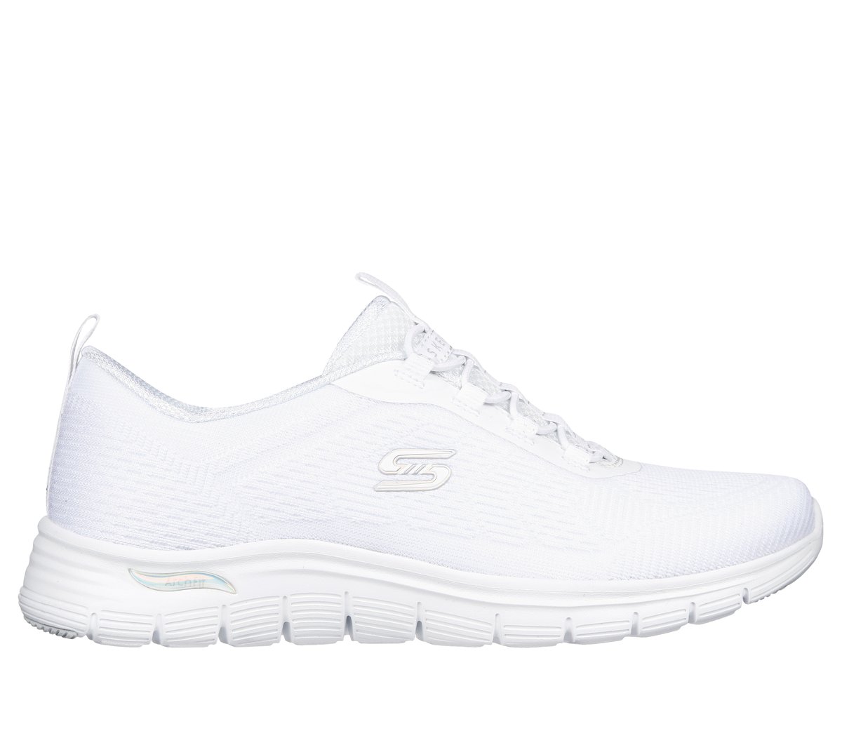 Skechers Arch Fit Vista - Gleaming en Blanca, talla 37, Vegan