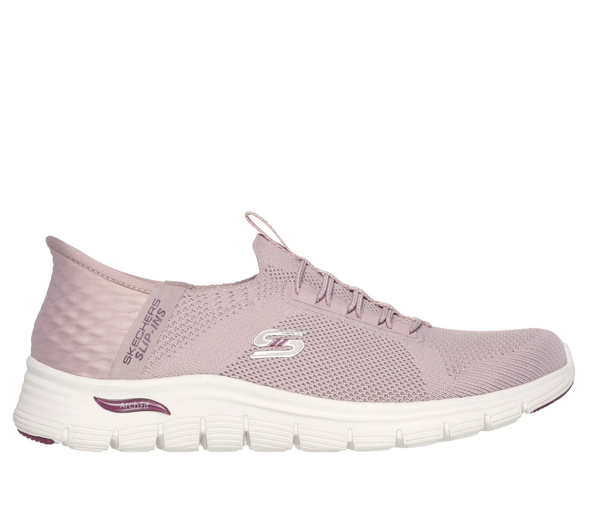 Skechers Slip-ins: Arch Fit Vista - Aspiration en Mauve, talla 39, Vegan
