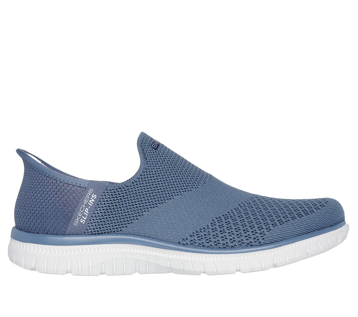 Skechers Slip-ins: Virtue - Sleek en Gris Pizarra, talla 35, Vegan