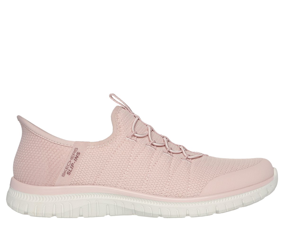 Skechers Slip-ins: Virtue - Glow en Rose, talla 38, Vegan