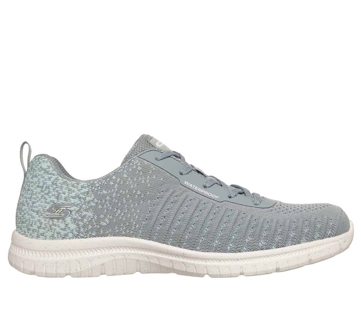 Skechers Waterproof: Virtue - Dryspell en Gris, talla 35, Vegan