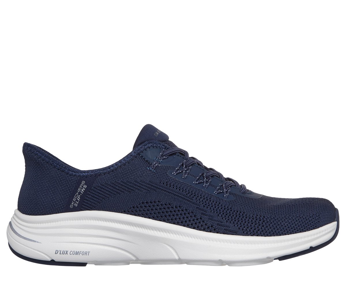 Skechers Slip-ins Relaxed Fit: D'Lux Comfort 2.0 - Supernova en Navy, talla 35, Vegan