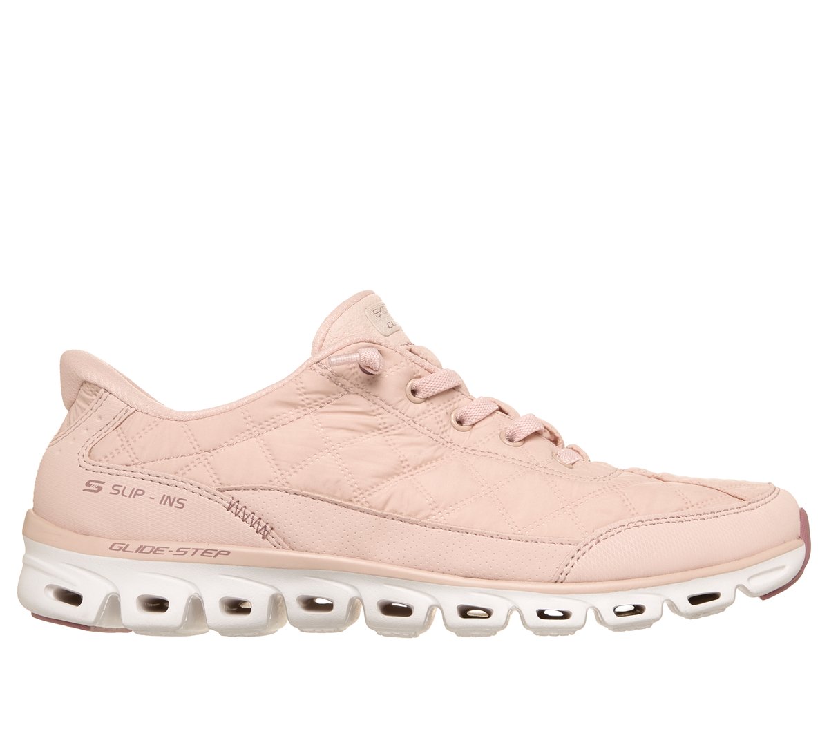 Skechers Slip-ins: Glide-Step - Cozy Fit At Ease en Blush, talla 36
