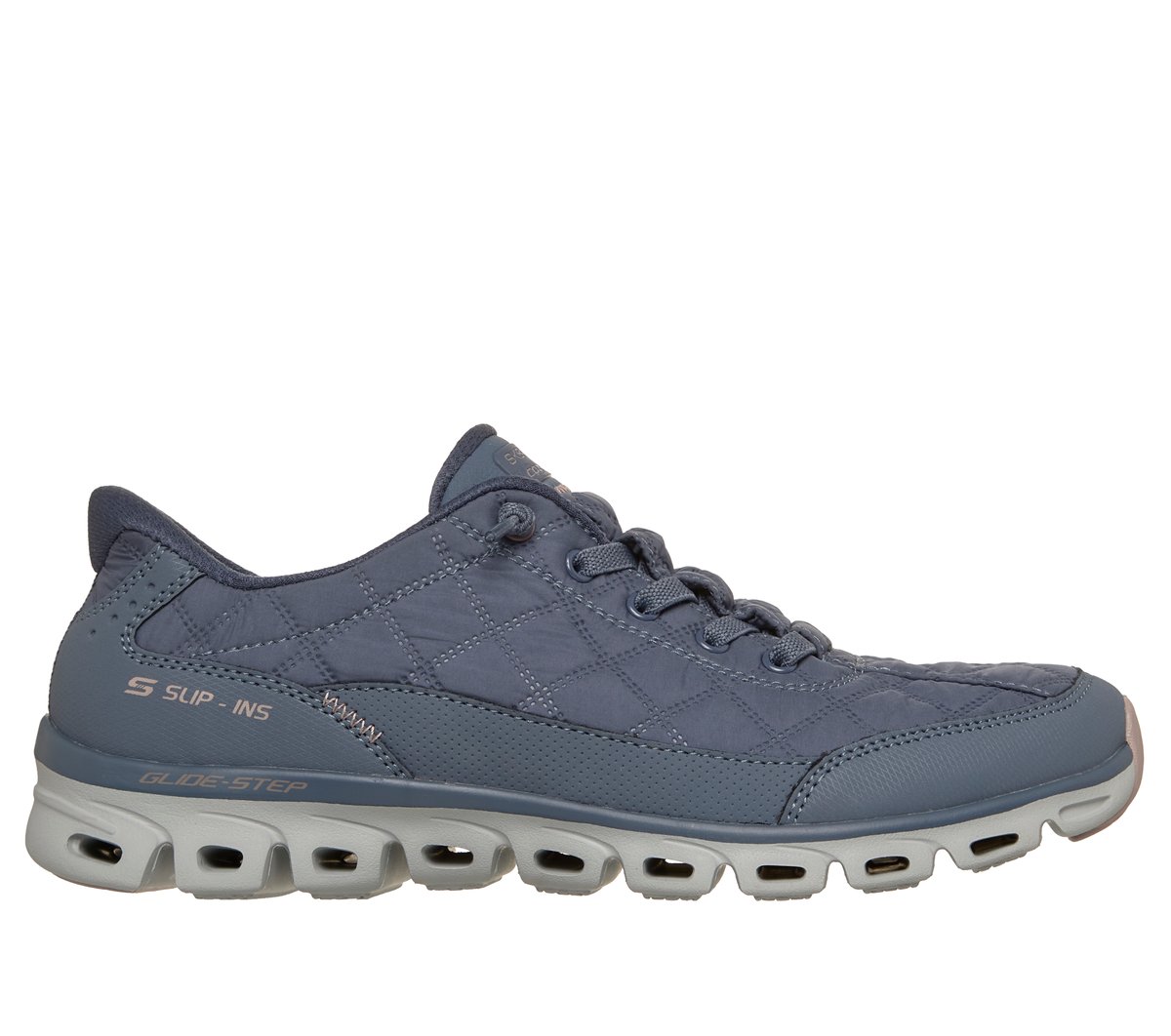 Skechers Slip-ins: Glide-Step - Cozy Fit At Ease en Gris Pizarra, talla 39