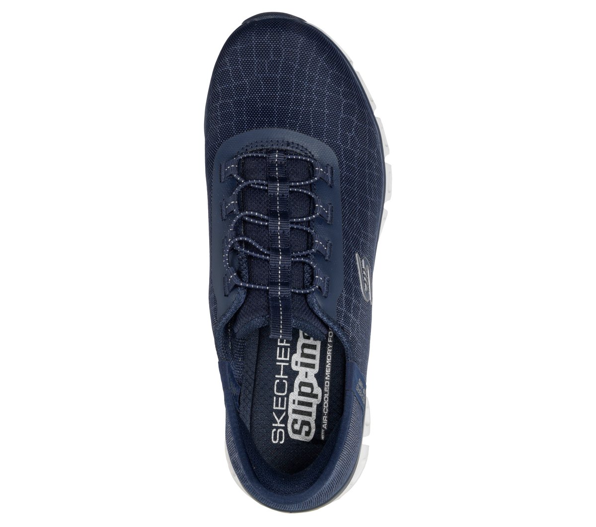 Skechers Femme Glide Step Prism Baskets Mesh Gold Trim - vue 8