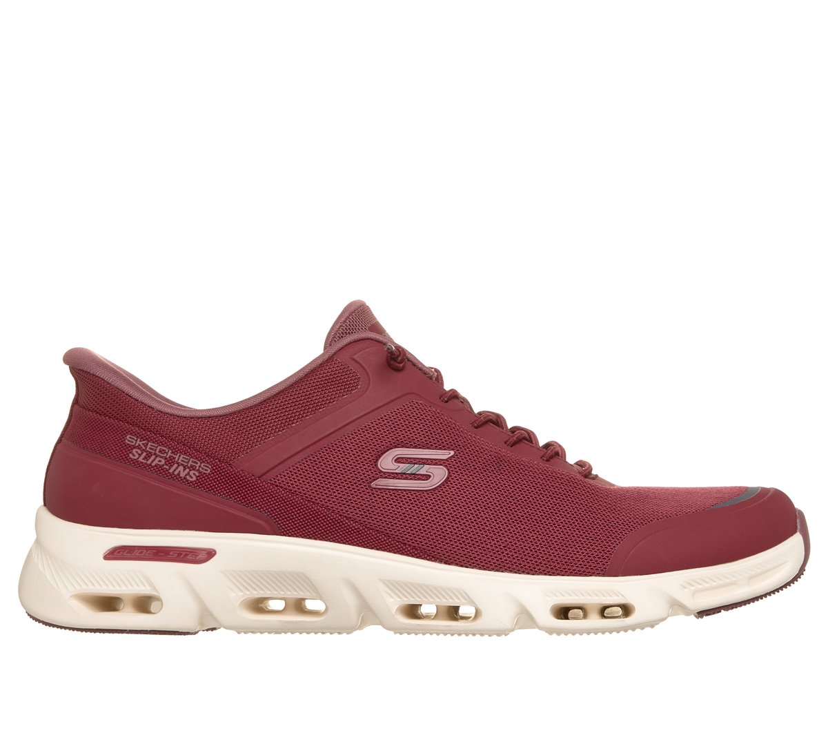 Skechers Slip-ins Glide-Step Gratify - Everyday Bliss Chaussures Moyen Width en Rouge Fonc Pointure 38 Vegan Lavable en machine 95 €