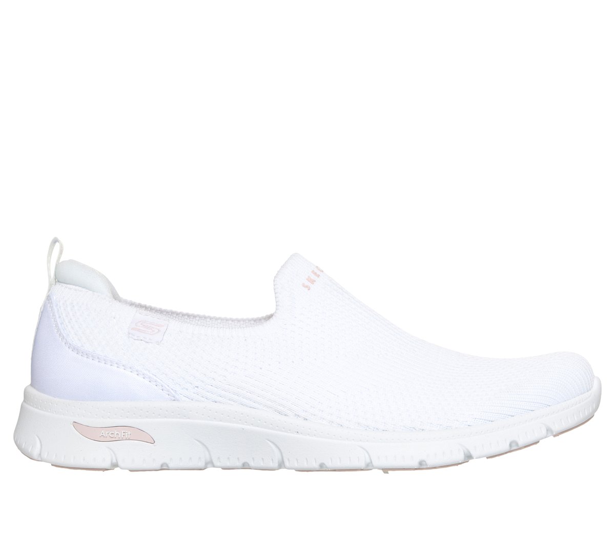 Skechers Arch Fit Refine 2.0 - Nora en Blanca, talla 35, Vegan