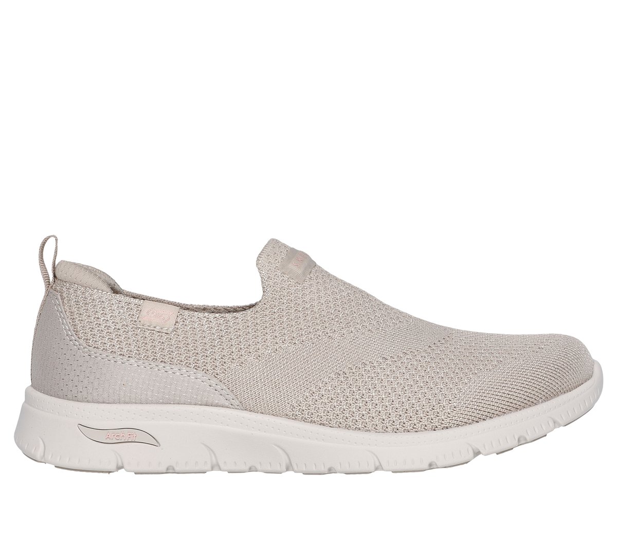 Skechers Arch Fit Refine 2.0 - Cascade en Taupe, talla 36, Vegan