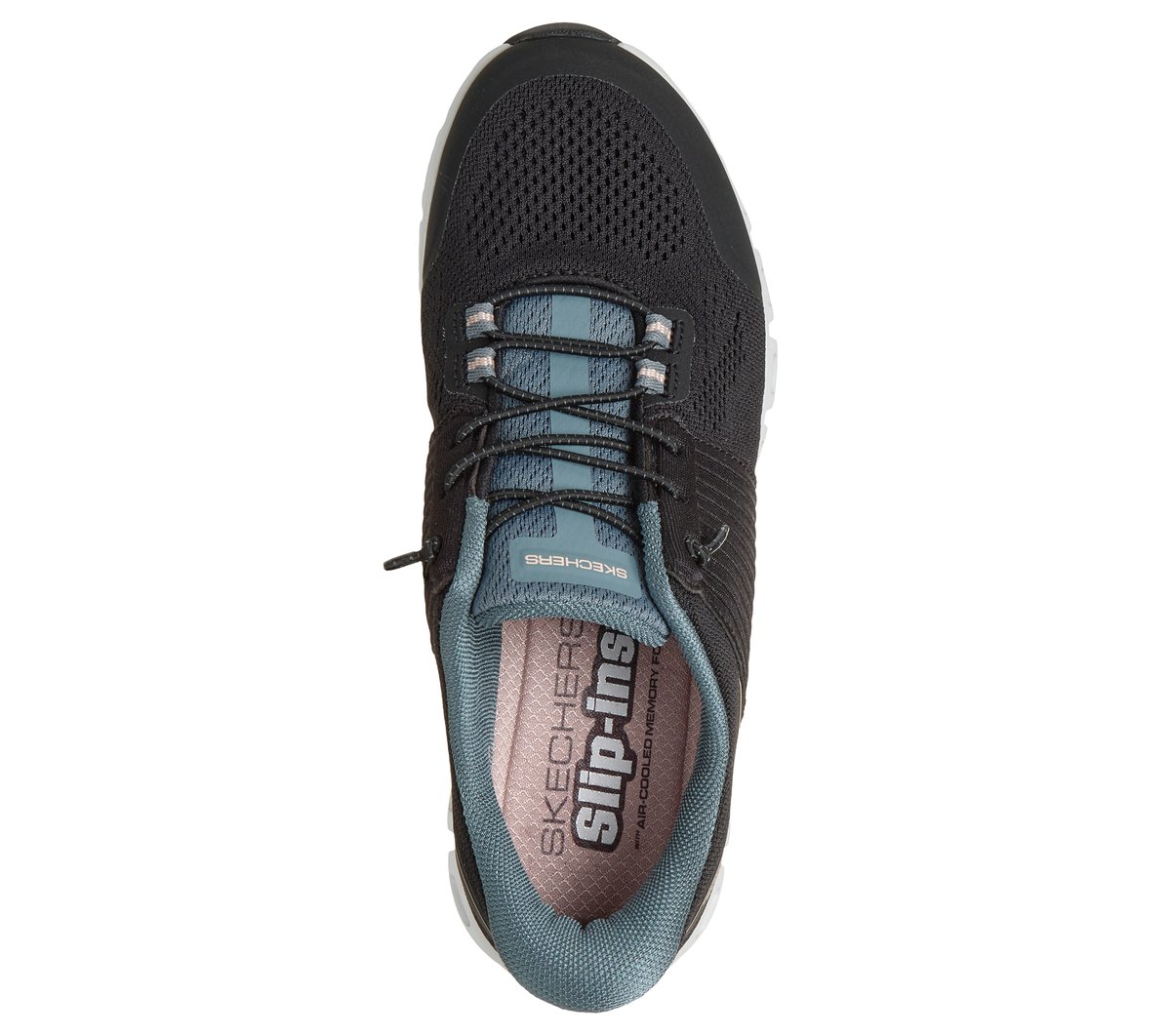 Skechers Slip-ins: Glide-Step - Stargaze Chaussures Moyen Width en Noir, Vegan, Lavable en machine