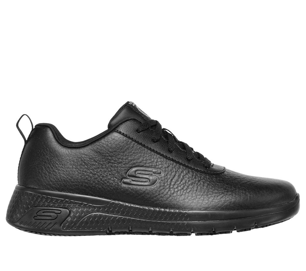 Skechers Work Relaxed Fit: Marsing - Gmina SR en Negro, talla 35