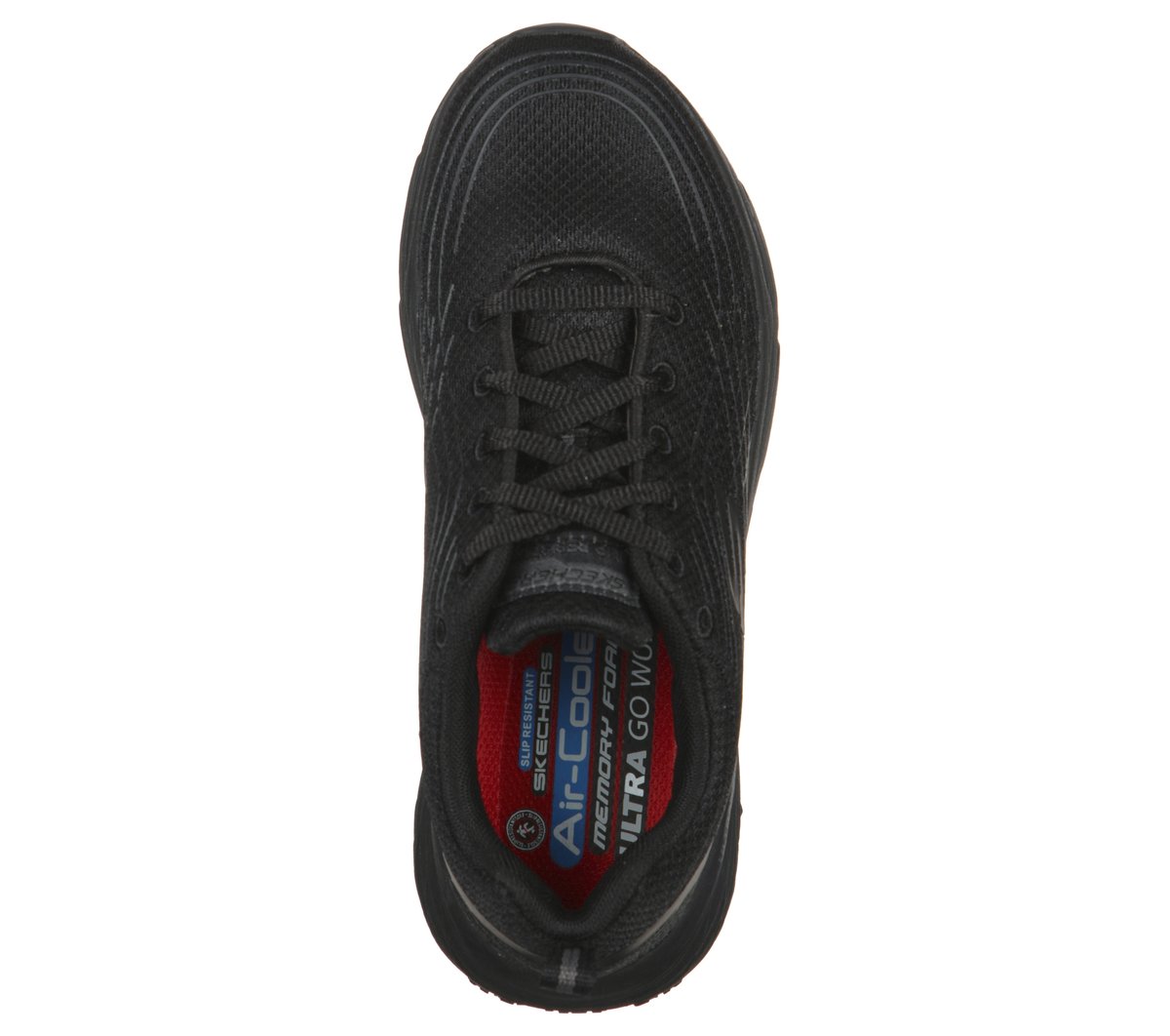 Work Slip-Resistant Relaxed Fit: Max Cushioning Elite — BLACK