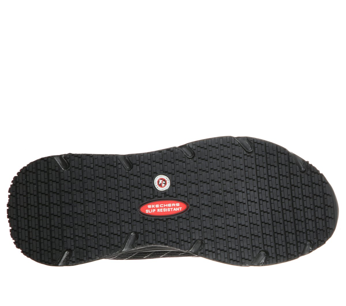 Work Slip-Resistant Relaxed Fit: Max Cushioning Elite — BLACK