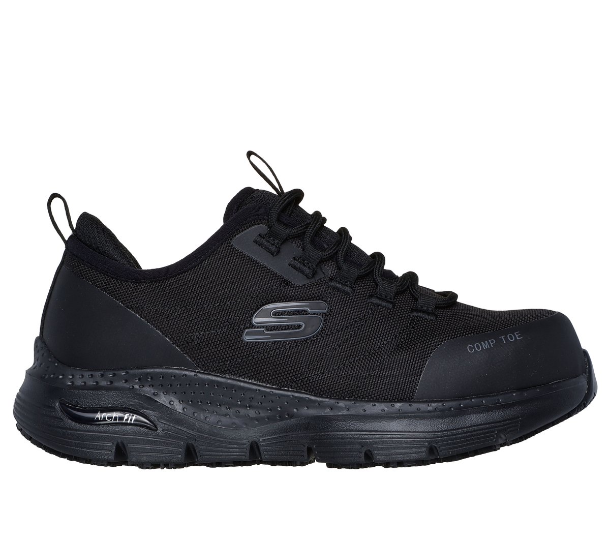 Skechers Work Slip-Resistant: Arch Fit - Ebinal en Negro, talla 37.5
