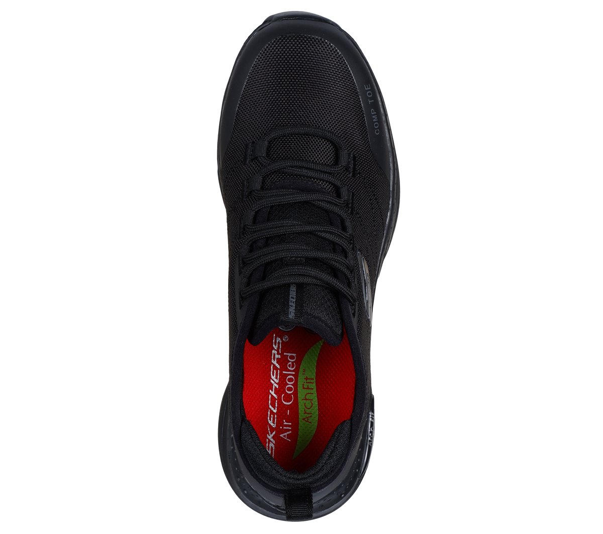 Work Slip-Resistant: Arch Fit - Ebinal — BLACK