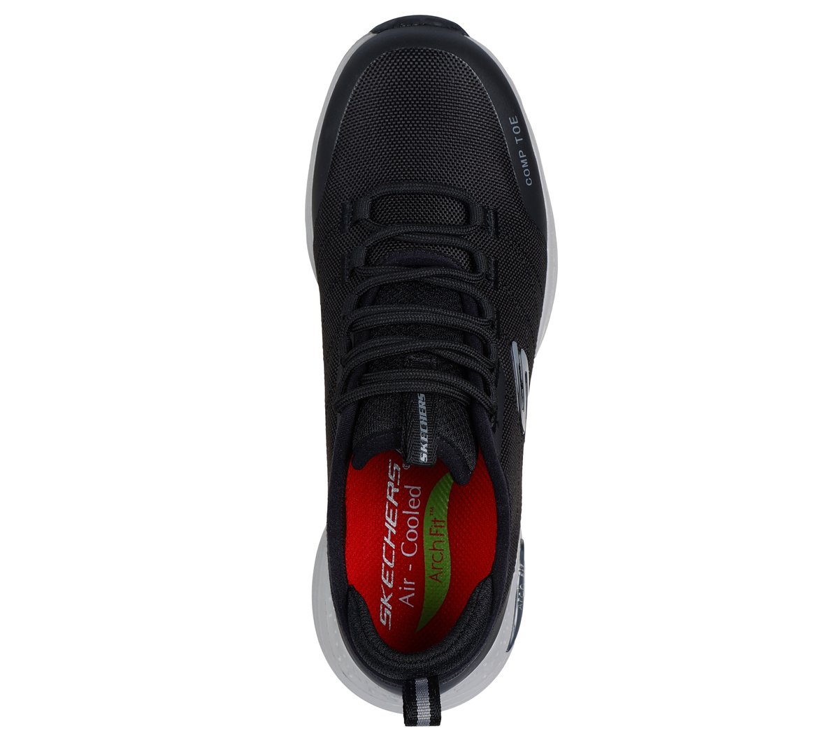 Work Slip-Resistant: Arch Fit - Ebinal — BLACK / GRAY