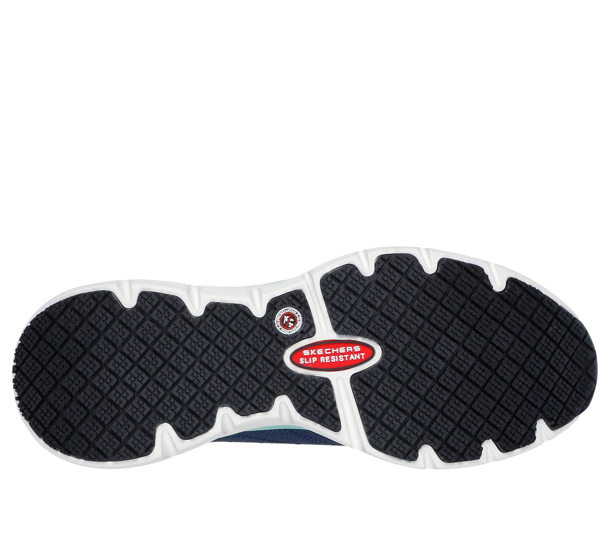 Work Slip-Resistant: Arch Fit - Ebinal — NAVY / AQUA