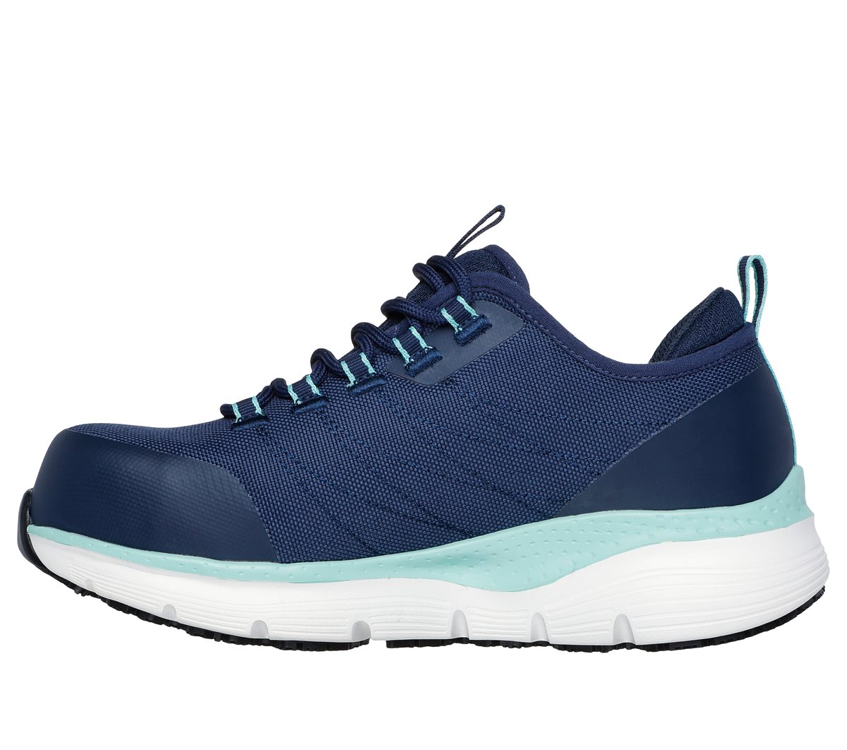 Work Slip-Resistant: Arch Fit - Ebinal — NAVY / AQUA