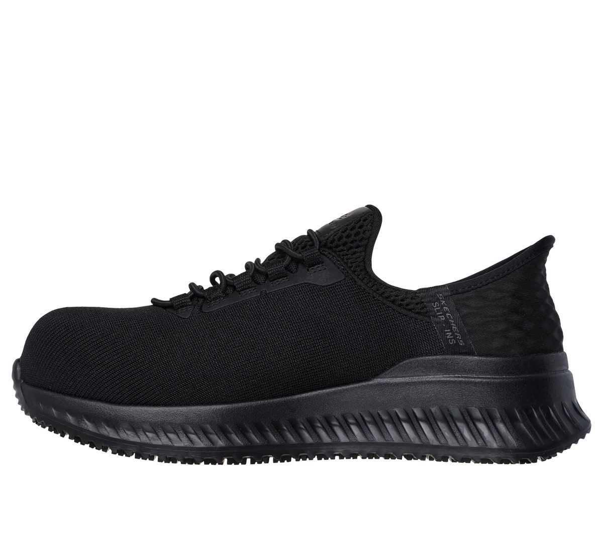 Skechers Slip-ins Work: Tilido - Ombray Chaussures Moyen Width en Noir
