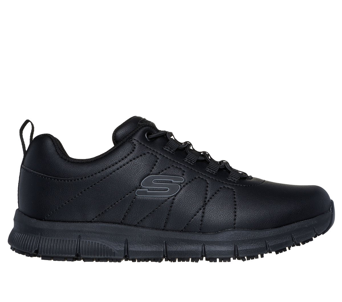 Skechers Work Slip-Resistant: Nampa - Beja en Negro, talla 41