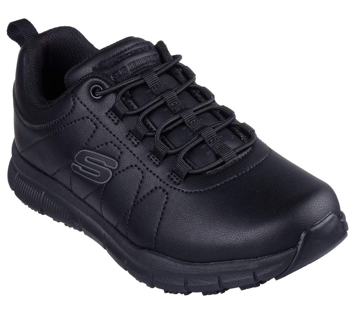 Skechers Work Slip-Resistant: Nampa - Beja Chaussures Moyen Width en Noir