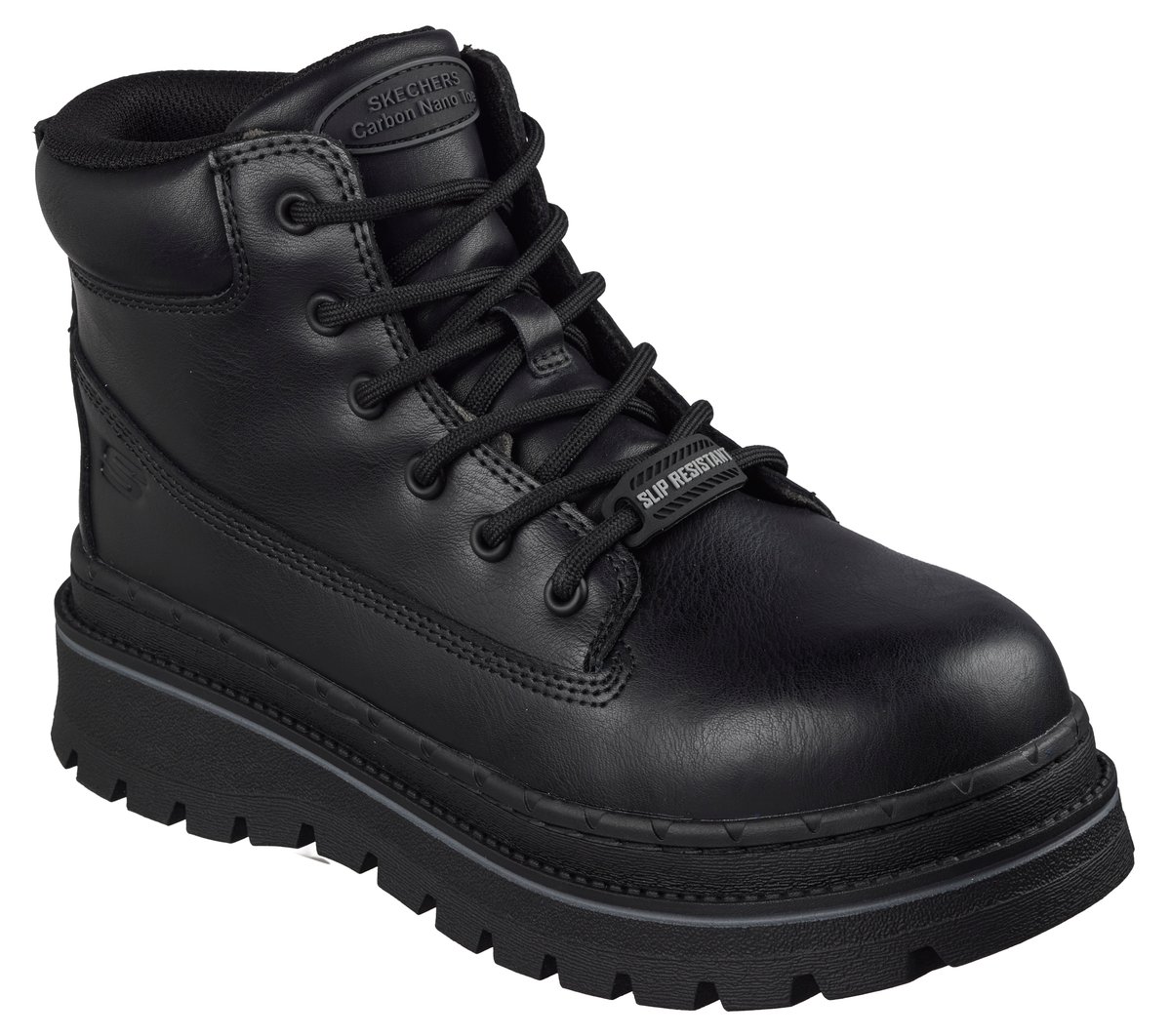 Skechers Memory Foam Oil Resistance Black Boot. Size 9. Rare Amazon.com | Skechers Women main image 4