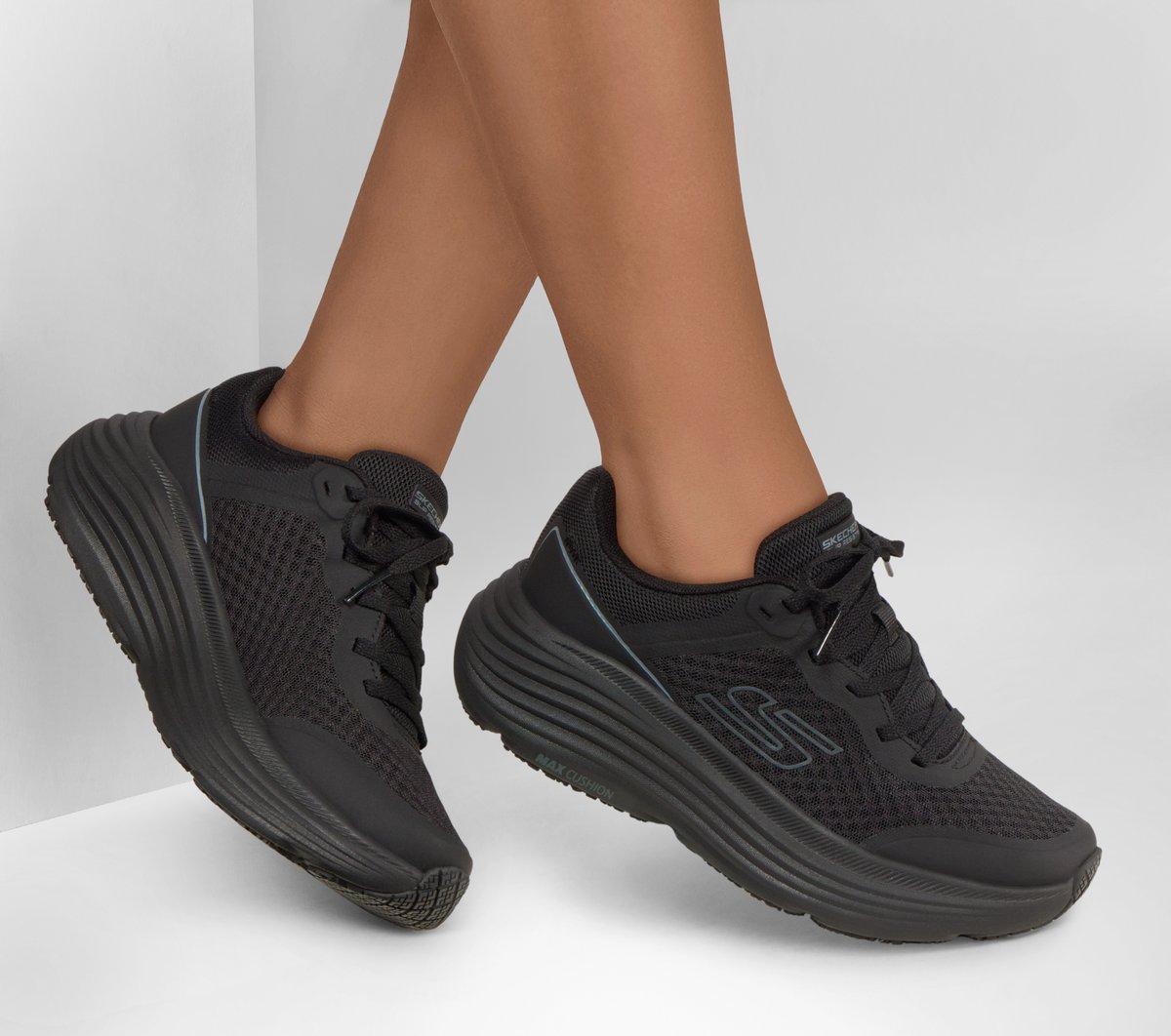 Work Slip-Resistant: Max Cushioning Endeavour — BLACK