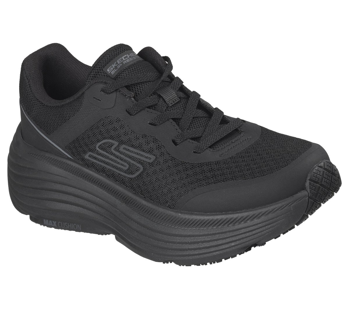 Work Slip-Resistant: Max Cushioning Endeavour — BLACK