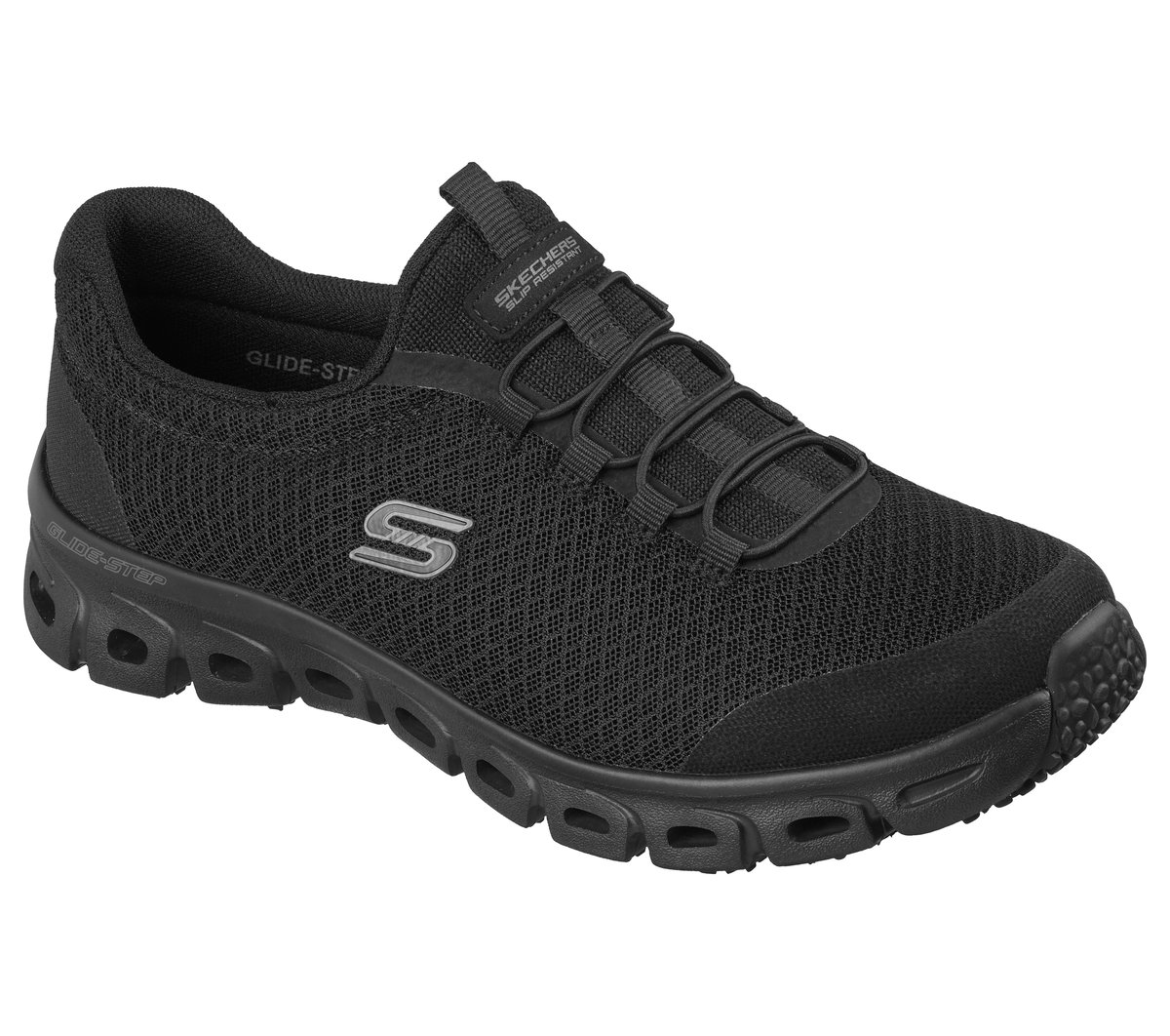 Work Slip-Resistant: Glide-Step — BLACK