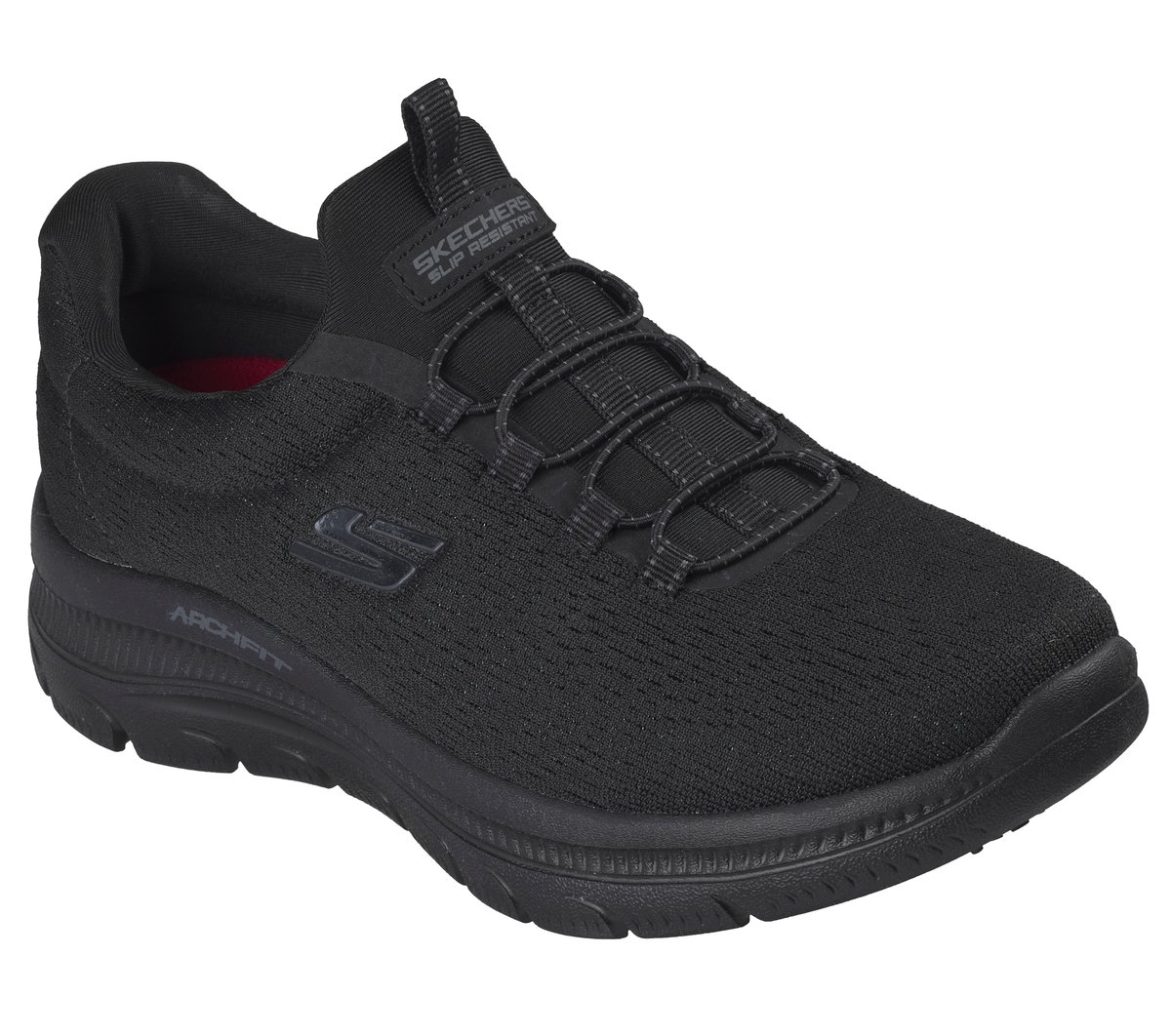 Work Slip-Resistant: Arch Fit Summits Plus — BLACK