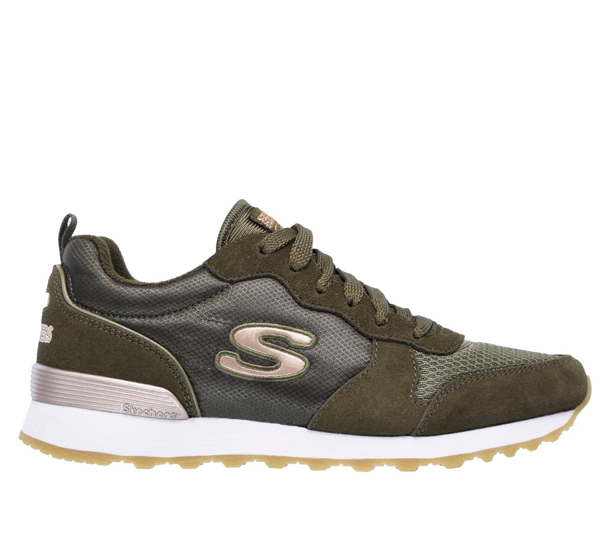 Skechers OG 85 - Goldn Gurl en Oliva, talla 40