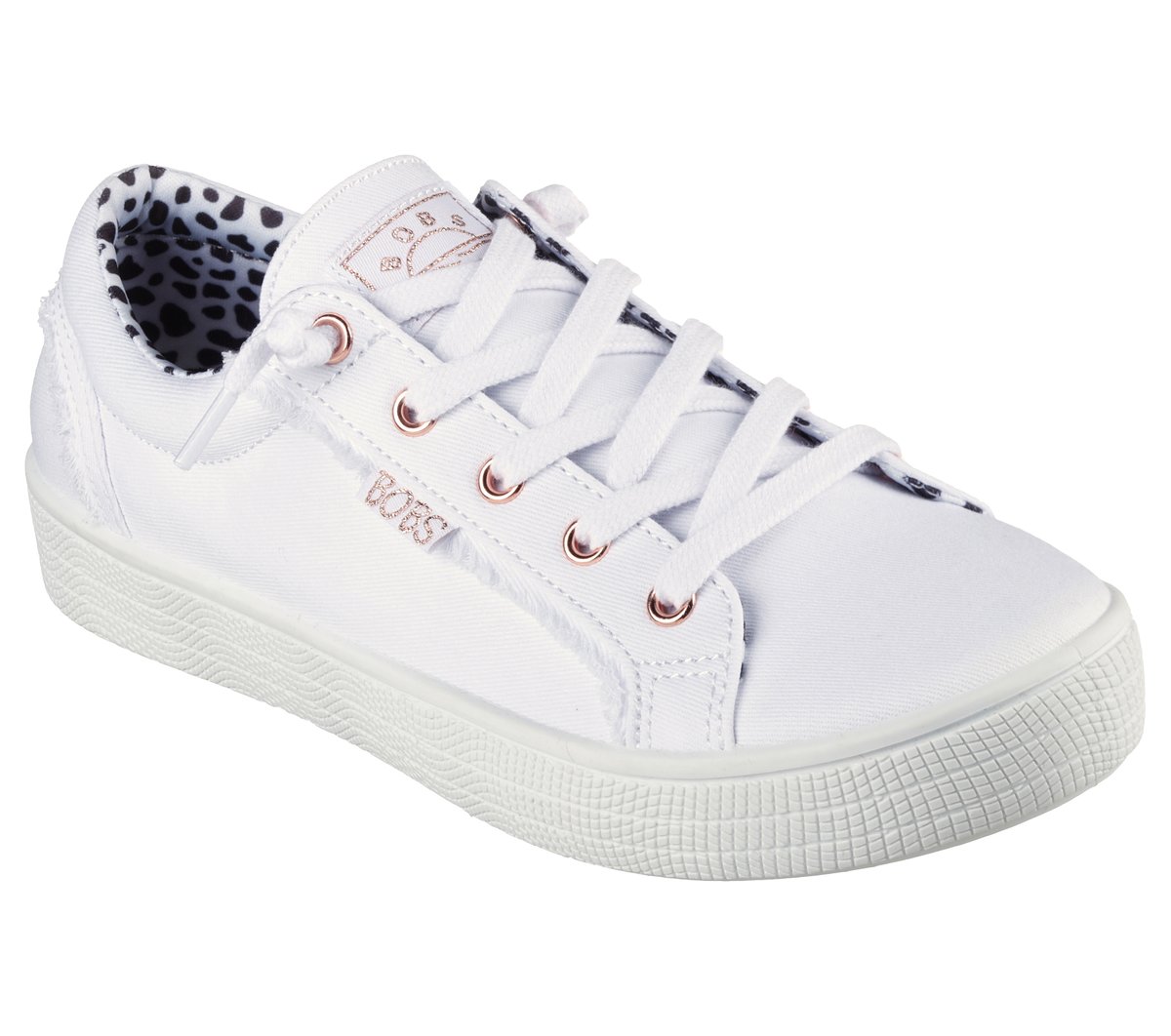 Skechers BOBS B Extra Cute - 2Cute4U Chaussures Moyen Width en Blanc, Vegan
