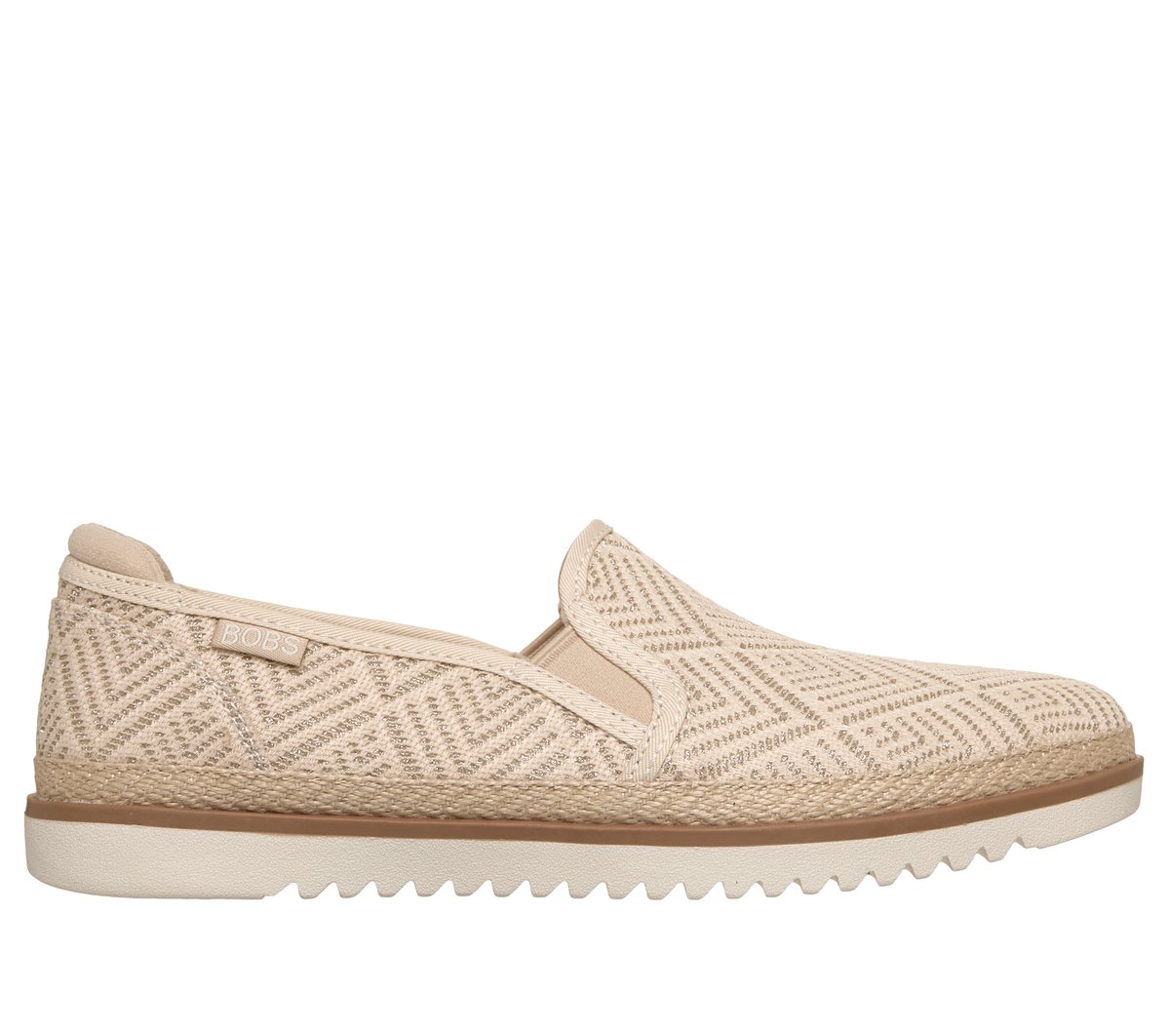 Skechers BOBS Flexpadrille LO - Sunset Step en Natural, talla 37, Vegan
