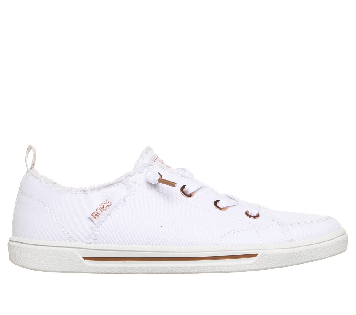 Skechers BOBS B Cute 2.0 en Blanco/Oro, talla 36, Vegan