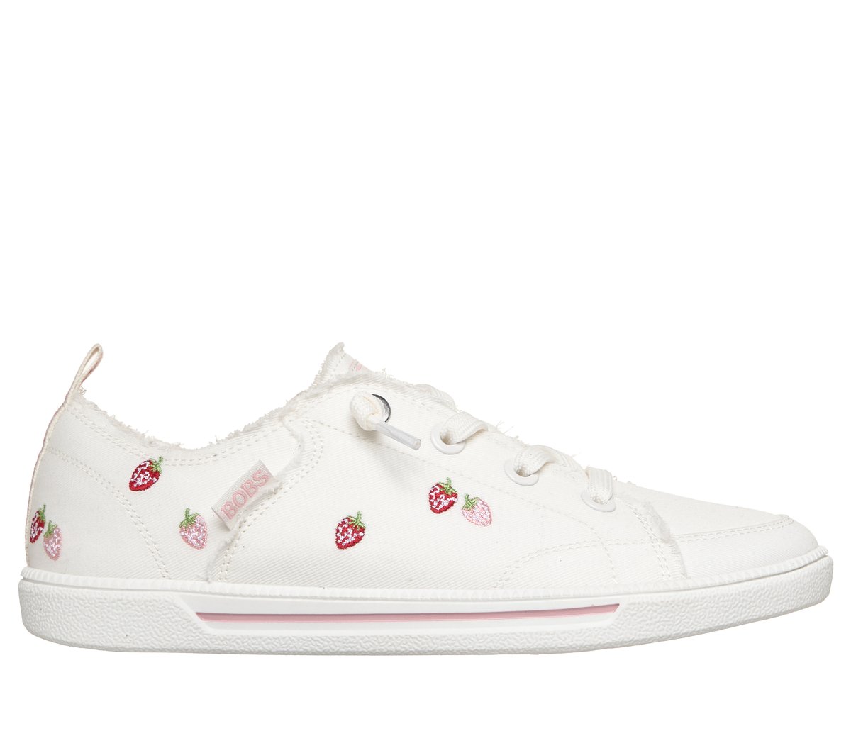 Skechers BOBS B Cute 2.0 - Fruity Feeling en Blanco/Rosa, talla 36, Vegan