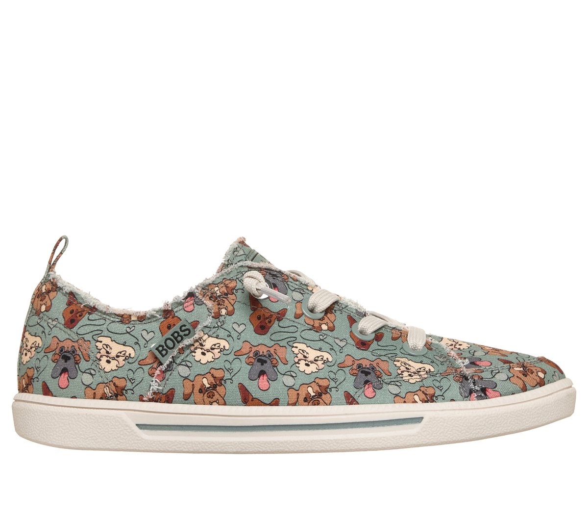 Skechers kobiety BOBS B Cute 2.0 - Hound Huggers w Zielony/Wielokolorowy, Rozmiar 36, Vegan, Nadają się do prania w pralce Sneakersy
