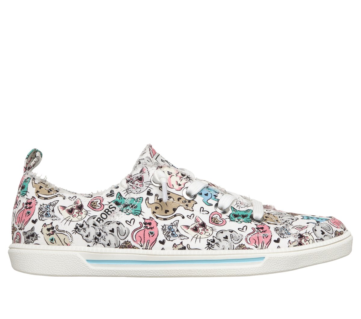Skechers BOBS B Cute 2.0 - Kitten Around en Blanco, talla 36.5, Vegan