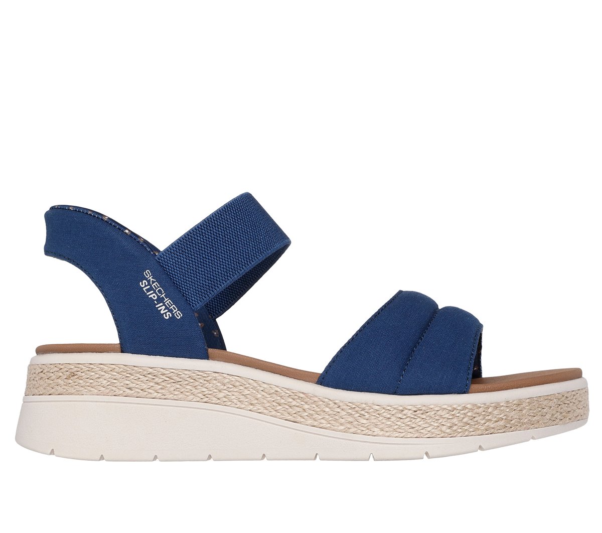 Skechers Slip-ins: BOBS Sun Ray en Navy, talla 38, Vegan