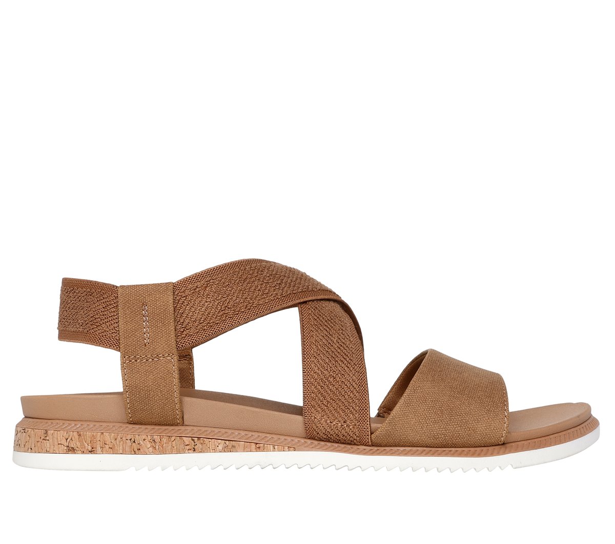 Skechers BOBS Desert Kiss Low en Castaña, talla 40, Vegan