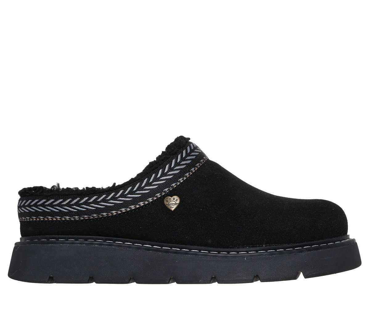 Skechers BOBS Keepsakes Lite - Fuzzy Dreams en Negro, talla 37.5