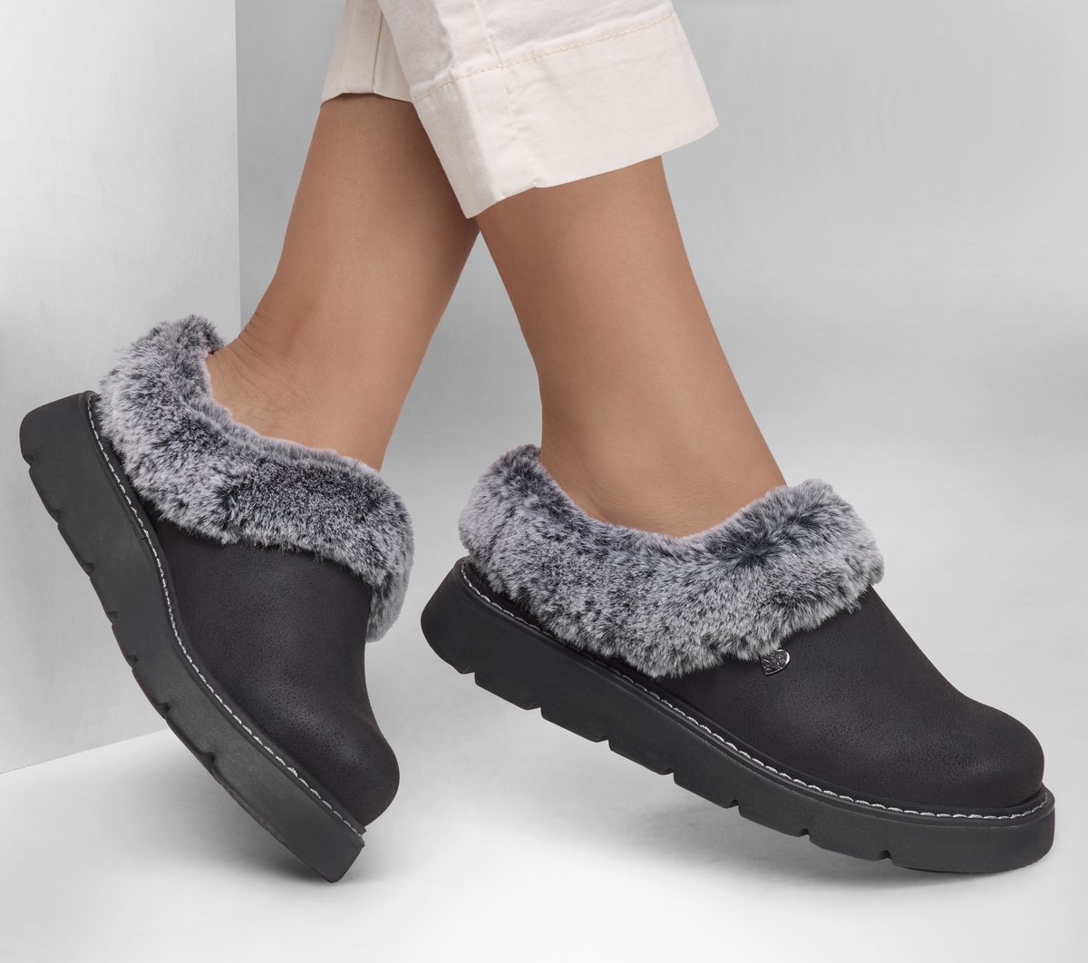 Skechers Donna Bobs Keepsakes Lite Shoes In Nero, Taglia 37.5 - 2