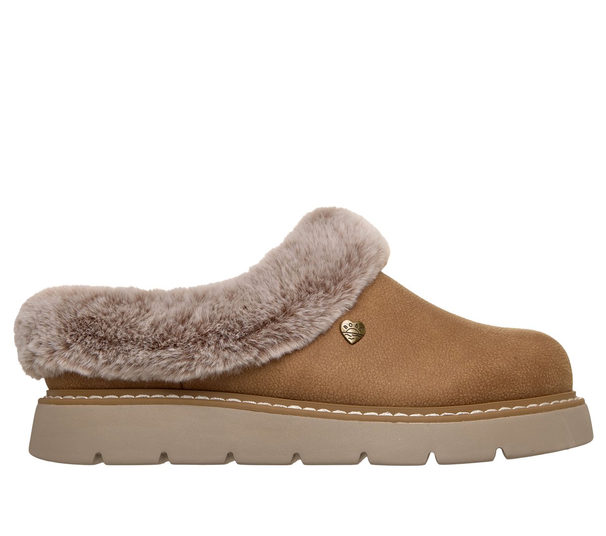 Skechers BOBS Keepsakes Lite - Cozy Blend en Castaña, talla 35