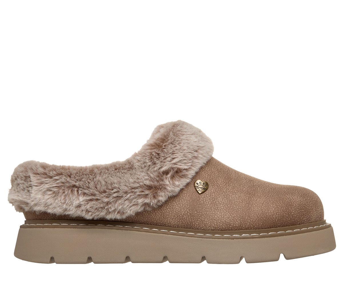 Skechers BOBS Keepsakes Lite - Cozy Blend en Taupe, talla 39