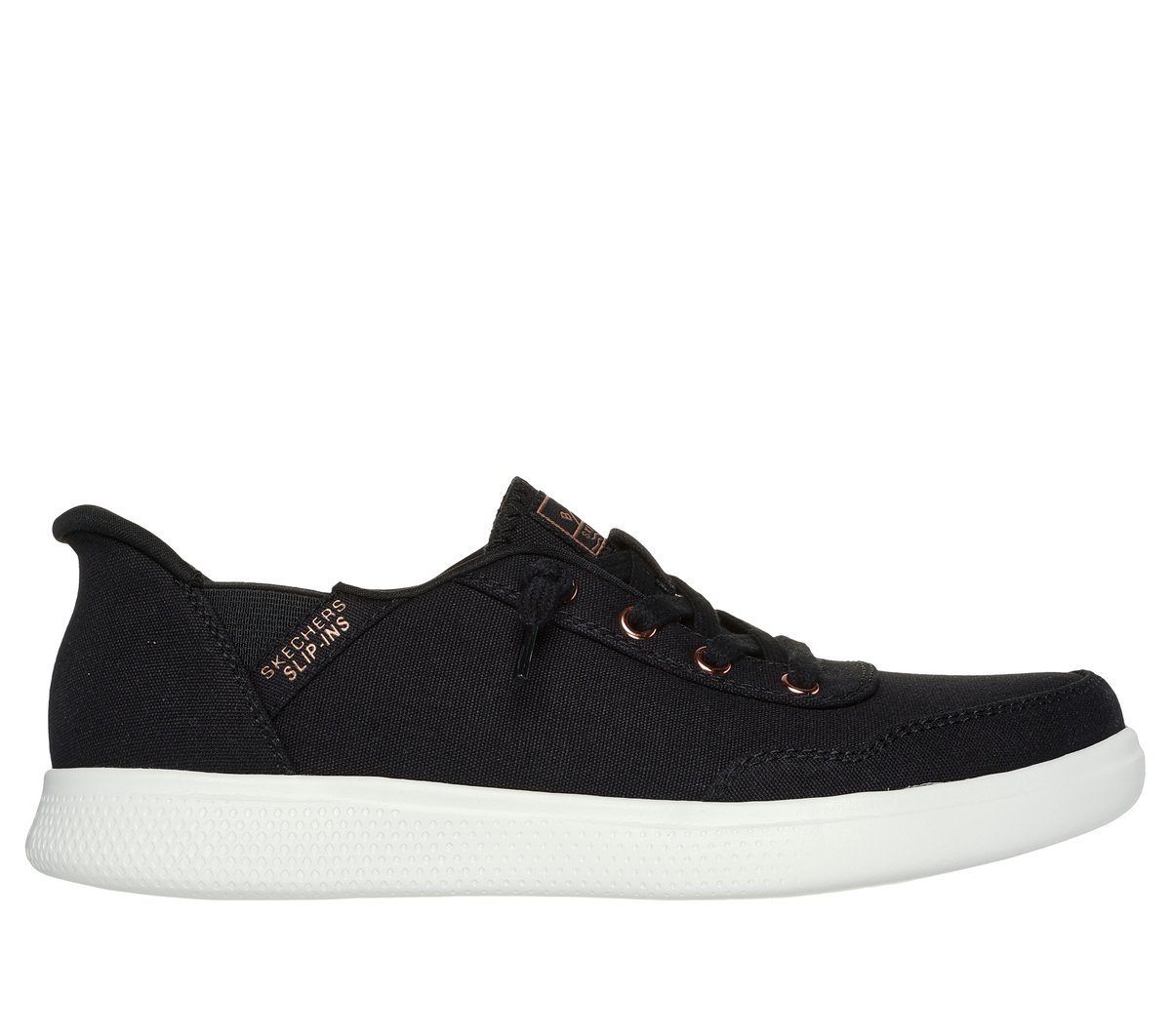 Skechers Slip-ins: BOBS Skip Cute - B Cute Sweet en Negro, talla 36.5, Vegan