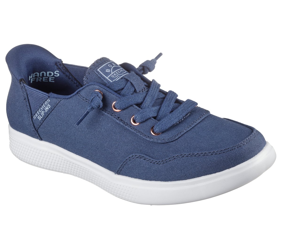 Skechers Slip-ins: BOBS Skip Cute - Keep It Sweet Chaussures Moyen Width en Bleu Marine, Vegan