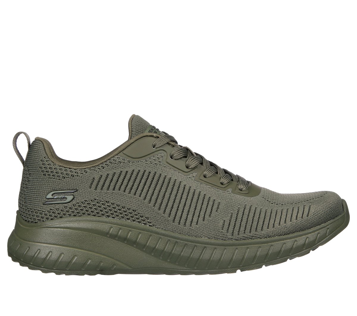Skechers BOBS Sport Squad Chaos - Face Off en Oliva, talla 38, Vegan