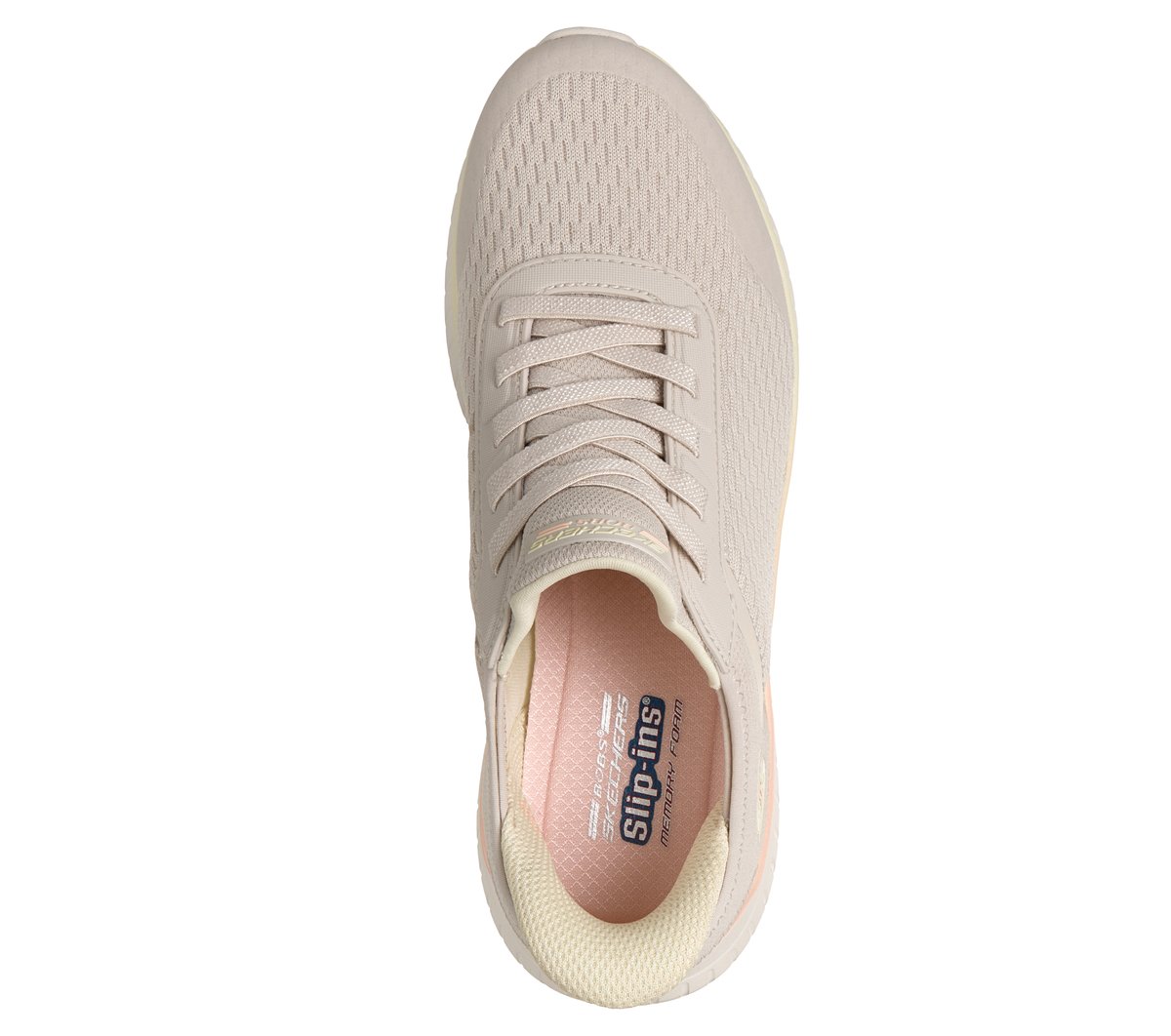 Skechers Slip-ins: BOBS Sport Squad Chaos - Ombre Paradise Chaussures Moyen Width en Beige, Vegan, Lavable en machine